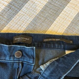 Banana Republic High Crop Boot Cut Jeans